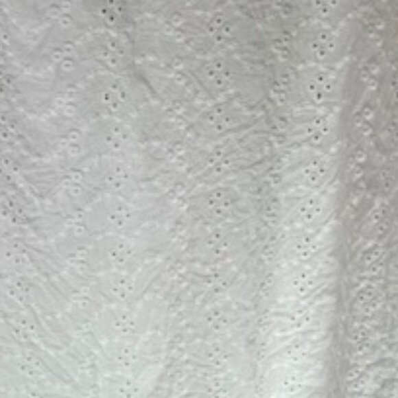 Fat Face White Cotton Eyelet Poppy Pullover- Size 14 - Picture 4 of 11